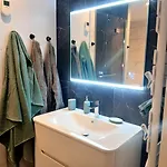 公寓 La Parenthese Imperiale Gare A 300 M Balneo Sauna